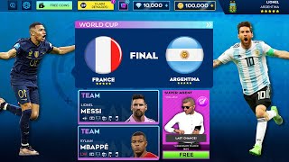 DLS 24 OFFICIAL  ARGENTINA VS FRANCE amp FREE SUPER AGENT  DREAM LEAGUE SOCCER 2024 [upl. by Judy279]