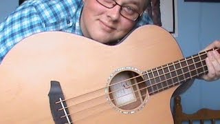 Breedlove BJ350CMe4 acoustic bass demoreview  Nick Latham [upl. by Ylesara]