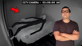 दिल दहला देने वाली भूतिया वीडियो  Real Ghost Caught on CCTV Camera  her son cant stop growing [upl. by Anelej226]