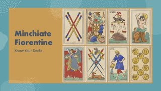 Minchiate Fiorentine 1860  Know Your Decks [upl. by Kattie744]