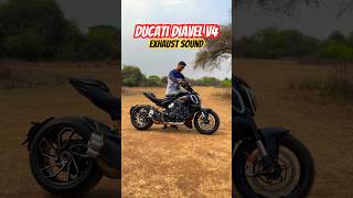 The Ducati Diavel V4 Exhaust Sound is MENTAL 🔥  BikeWale shorts [upl. by Sibeal]