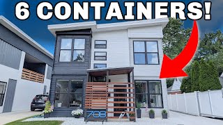 Inside a MASSIVE 6 unit Shipping Container Home Near Detroit Michigan [upl. by Peg]