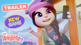 ✨ My Talking Angela 2 ✨Start Your Brand New BFF Adventure Official Launch Trailer [upl. by Ahtekal615]