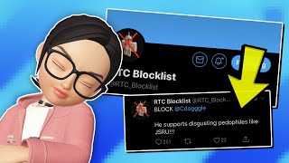 This account BLOCKS you for NO reason • RTC Blocklist Account [upl. by Benjie]