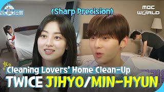 CC TWICE JIHYO amp HWANG MINHYUNs Perfectly Organized Home CleanUp ✨ HOMEALONE ILIVEALONE [upl. by Assital]