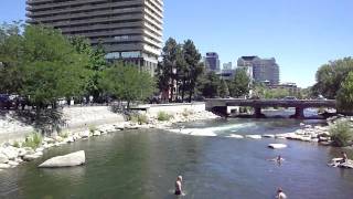 Riverwalk in Downtown Reno Nevada [upl. by Demb]