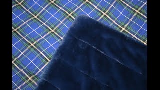 Weighted blanket DIY for first time [upl. by Derdlim]