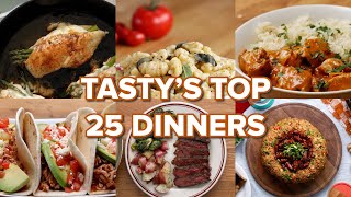 25 Amazing Dinners From Tasty [upl. by Atinuahs]