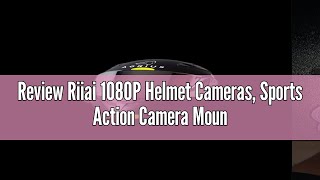 Review Riiai 1080P Helmet Cameras Sports Action Camera Mountain Bike Bicycle Motorcycle Helmet Vide [upl. by Nnylacissej]