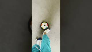 Hover soccer ball ultra glow air power soccer disc [upl. by Olnek130]