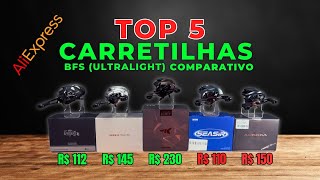 🤯TOP 5 MELHORES CARRETILHAS BFS ULTRALIGHT DO ALIEXPRESS Super Comparativo [upl. by Hendrickson507]