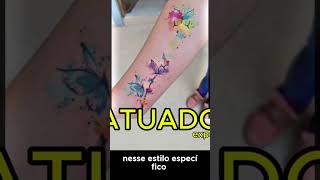 Versatilidade Tatuagens Aquarela tattoo tatuagensfemininas tatuagensfeminina [upl. by Uria582]