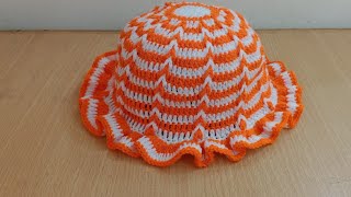 Cute baby cap making  Fancy cap for babies  How to make cap for babies  DIY baby cap babycap [upl. by Nisse32]