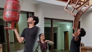 Balancing Cylinder amp Chair on Chin Challenge 🔥 Raghav Devyal Vlogs [upl. by Otilia10]