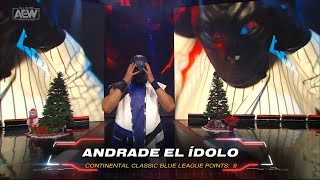 Andrade El Ídolo Entrance  AEW Collision December 23 2023 [upl. by Arutnev738]