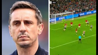 Gary Neville rips into five whinging Man Utd players after wonderful Newcastle goal【News】 [upl. by Gardie]