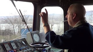 Inside the train cab 🚆 Führerstandsmitfahrt  火車車廂TågstuganКабина поезда  Mr Olah Carol🇹🇩 [upl. by Marielle]