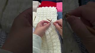 Weaving a scarf for my husband给老公织围巾 [upl. by Abrahams133]