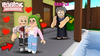 VISITO AMI ABUELA PERO ME ENAMORO DE SU VECINO ELLA ME CASTIGA BROOKHAVEN ROBLOX karola20 [upl. by Caves660]