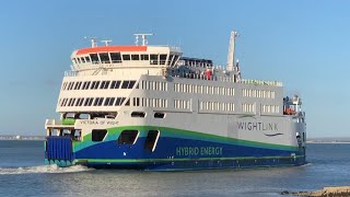 Fishbourne to Portsmouth  MV Victoria of Wight  Wightlink [upl. by Layol]