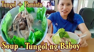 YumiNick Soup Recipe  Tungol ng Baboy with Paminta  CNY Dish [upl. by Lucic707]