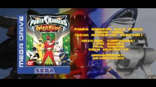 Power Rangers Wild Force Theme Song Sega Megadrive Version [upl. by Addi]