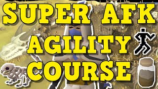 NEW Super AFK Agility Course  Colossal Wyrm Agility Course Guide OSRS [upl. by Haidebez]