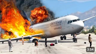 Malaysian airbus a380 Collide amp Crash emergency land Over UAE shorts fyp gta5 [upl. by Akimyt342]