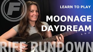 Learn To Play quotMoonage Daydreamquot by David Bowie [upl. by Ahsenad101]