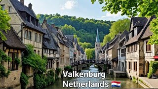 Wonders of The Netherlands Beautiful Place Walking tour  4K✨️ valkenburg City 🏰🌷 ZOOL TRAVELING [upl. by Asselam325]