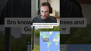 Rainbolt knows Brazilian trees and Guam poles😭💀shorts rainbolt mapping geoguessr [upl. by Aniretake]