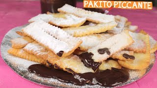 CHIACCHIERE di CARNEVALE troppo buone • Ricetta di Pakitopiccante [upl. by Arlinda]