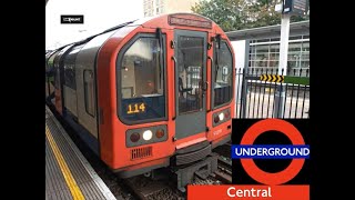 FULL JOURNEY ON THE CENTRAL LINE FROM EALING BROADWAY TO EPPING DAY amp NIGHT TIME 2292022 [upl. by Massimo]