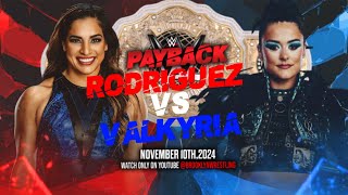 WWE 2K24 Universe  Payback  Intercontinental Championship  Raquel Rodriquez vs Lyra Valkyria [upl. by Shayna]