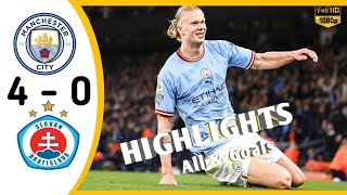 Man city vs Bratislava 04 Highlights amp all goals 202425 [upl. by Nirehtac]