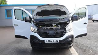 RJ67 CDN 2017 67 RENAULT TRAFIC SL27 BUSINESS ENERGY EURO 6 125BHP 6 SPEED L1 SWB 9 SEAT MINIBUS [upl. by Aniv]