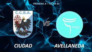 Cestoball  Clausura 2023  Primera A  Ciudad vs Avellaneda  Fecha 1 [upl. by Roshan]