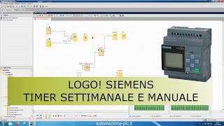 Corso di programmazione LOGO Siemens timer settimanale [upl. by Serica]