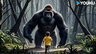 The little boy was lucky to meet a gorilla  KingKong is Coming Back  YOUKU MONSTER MOVIE [upl. by Eiramanel]