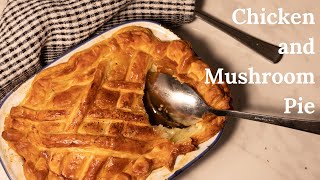 Chicken and Mushroom Pie Recipe [upl. by Accebar487]