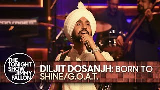 Diljit Dosanjh Born to ShineGOAT  The Tonight Show Starring Jimmy Fallon [upl. by Nennahs]