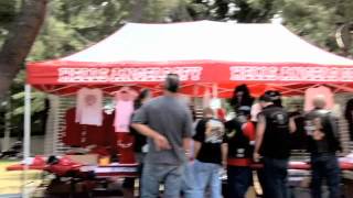 HELLS ANGELS SFV 2011 Big Red Machine Bike Show Videoavi [upl. by Fredek]