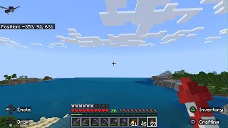 Minecraft Survival Short Using Elytra [upl. by Freeland]