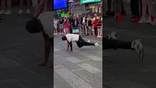 Times Square street breakdancing 917timessquare breakdance manhattan newyorkcity shorts [upl. by Jacquet]