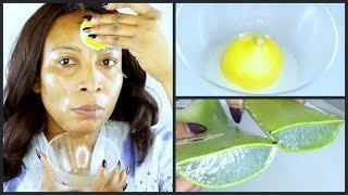 LEMON ALOE VERA CAN MAKE YOUR SKIN BRIGHT FRESH AND YOUNGER LOOKING WHEN USE THIS WAYKhichi Beauty [upl. by Ettelegna]