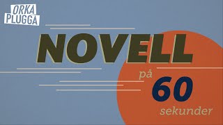 60 SEKUNDER  Så här skriver du en novell [upl. by Sulamith]