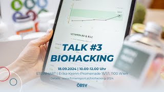 BIOHACKING  ÖBSV TALK 3  18092024  Wien [upl. by Annoiek752]