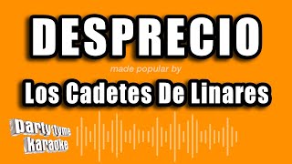 Los Cadetes De Linares  Desprecio Versión Karaoke [upl. by Corbett]