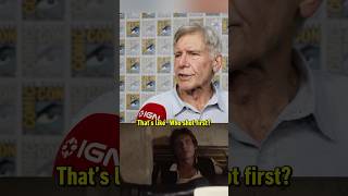 Harrison Ford refuses to answer our question sdcc [upl. by Possing]