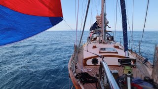 48 Sailing Life Island Hopping Under Spinnaker amp Fixing Our Steering  Sailing Skua [upl. by Alvina]